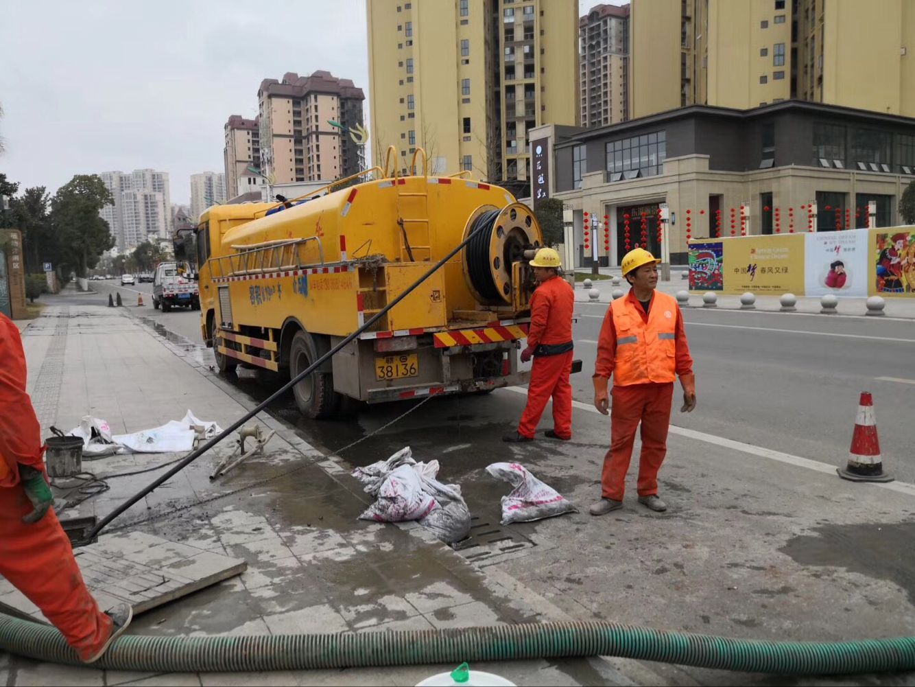 凤凰排污管道清淤-管道清洗